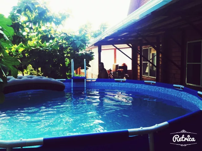 . Коттедж "Брусовый у Моря с бассейном". Макопсе