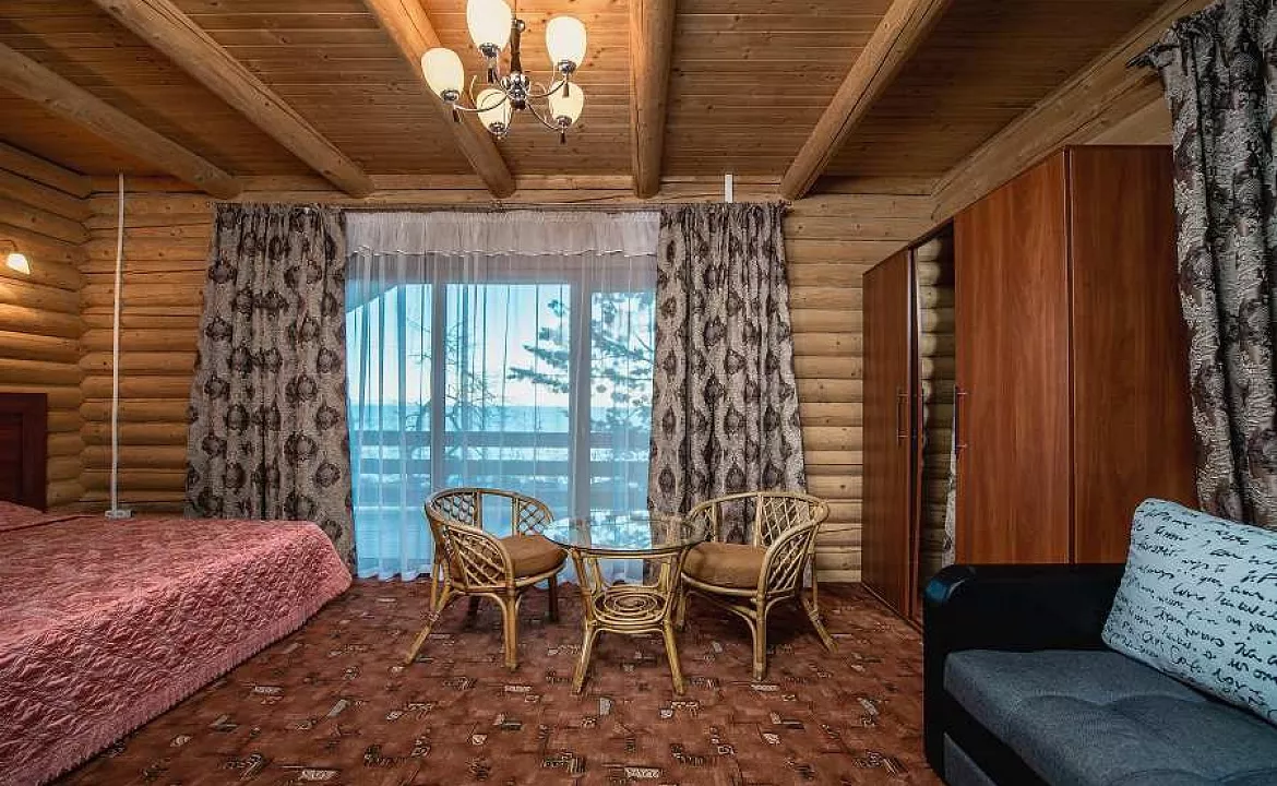 Коттедж-сруб Студио. Пансионат "Береговой". Малый Маяк