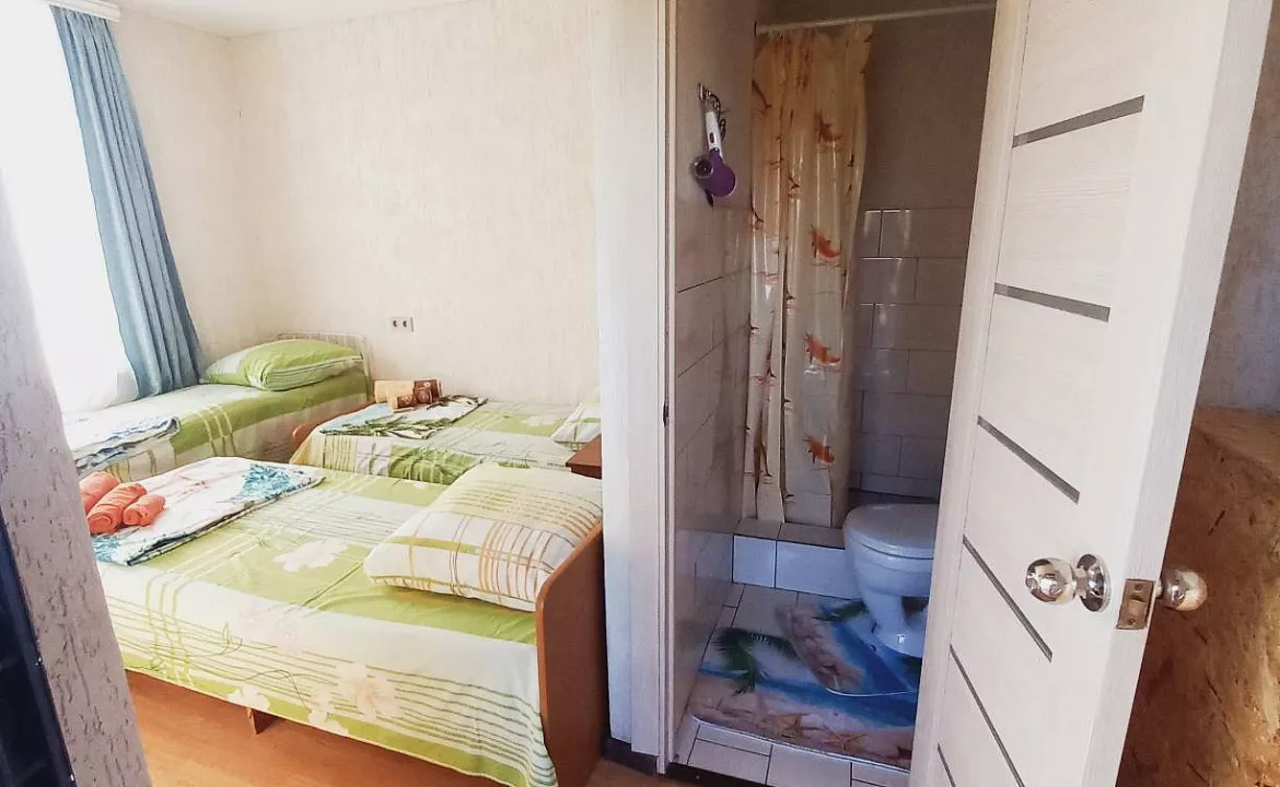 3х местный номер с отдельными кроватями. Частный сектор На Мясникова Diamond. Новый Афон