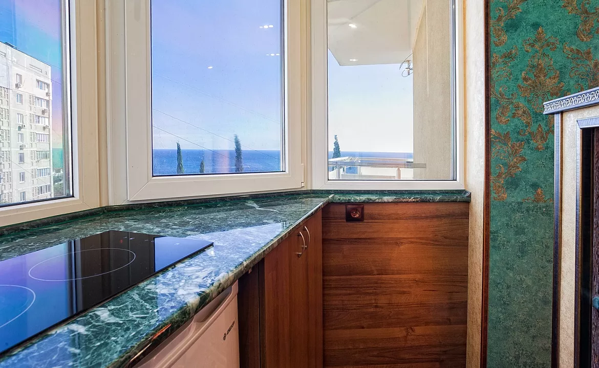 Квартира-студио №12. Квартира в многоквартирном доме Видовые апартаменты в Мисхоре. Кореиз Квартира-студио №12. Квартира в многоквартирном доме Видовые апартаменты в Мисхоре. Кореиз