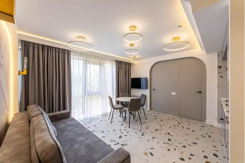 Апартаменты с 2 спальнями. Квартира в многоквартирном доме Апартаменты ЖК «Красная площадь». Сочи