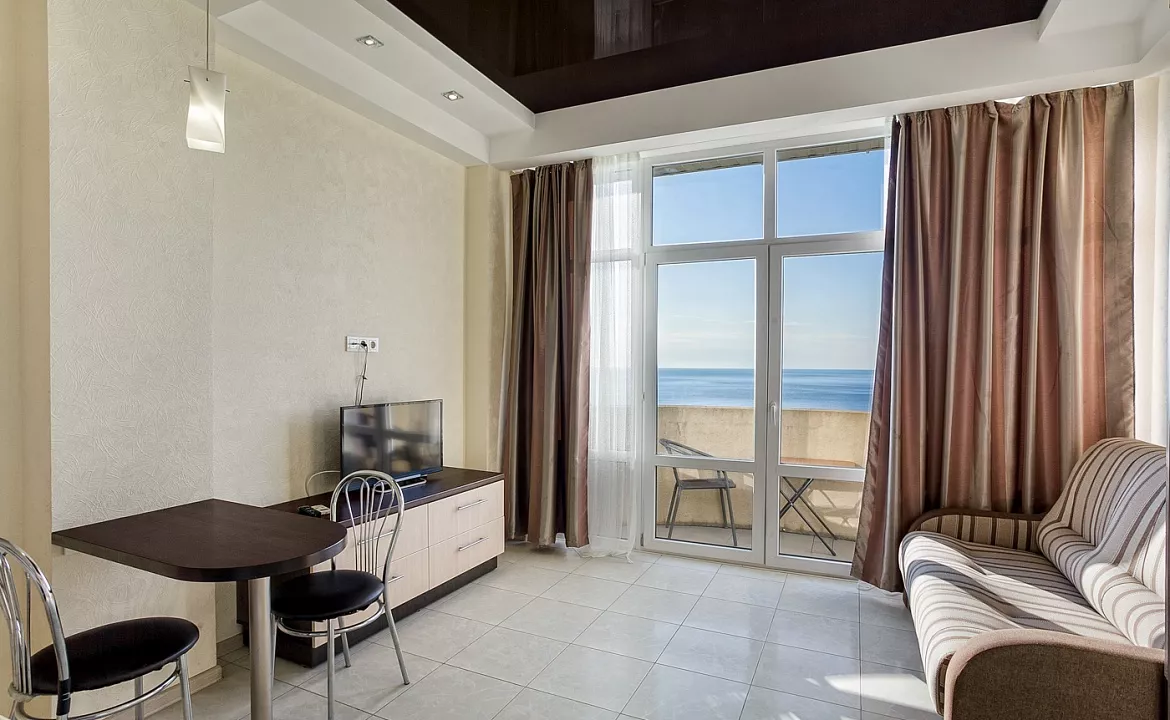 Квартира-студио №35. Квартира в многоквартирном доме Видовые апартаменты в Мисхоре. Кореиз Квартира-студио №35. Квартира в многоквартирном доме Видовые апартаменты в Мисхоре. Кореиз