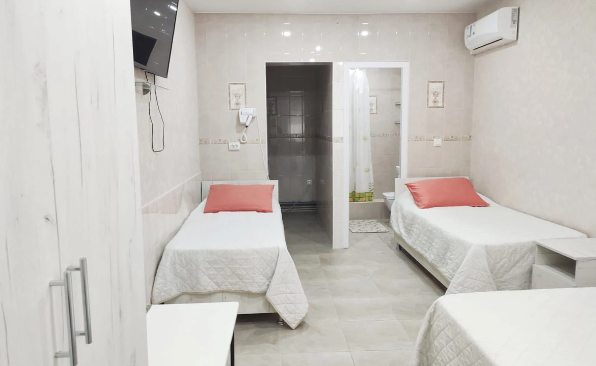 4-х местный  стандарт с кухней. Уда-ча в Свирском ущелье. Лазаревское