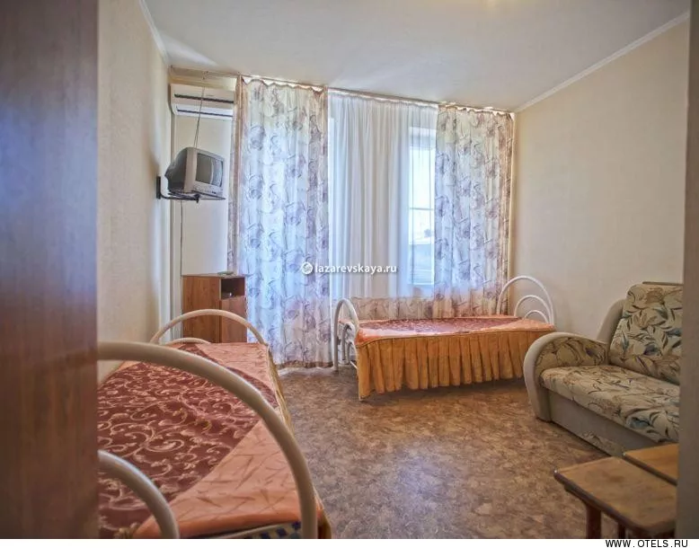 3-х местный СТАНДАРТ. Гостевой дом КАРАВЕЛЛА. Лазаревское