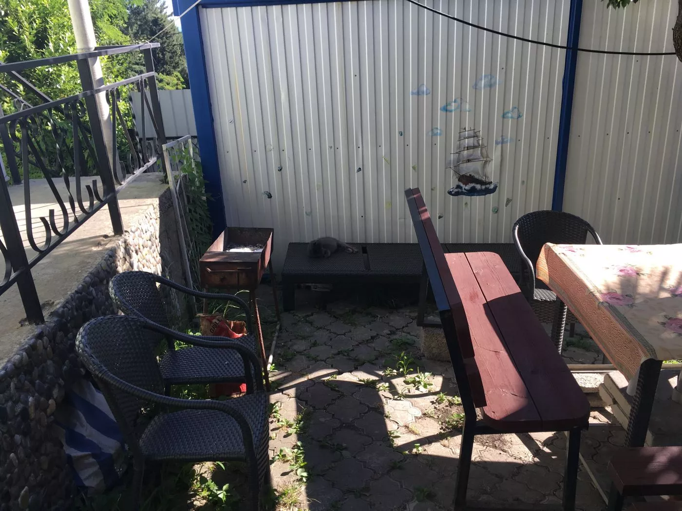 . Дом под ключ Двухкомнатный со своей беседкой. Лазаревское