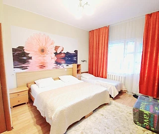 Трехместный с раздельными кроватями. Гостевой дом Родник. 