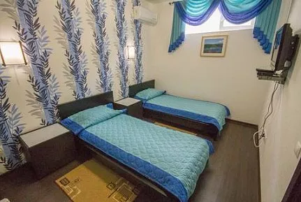 Номер с видом на железную дорогу. Эллинг "Нижняя Волконка". Лазаревское Номер с видом на железную дорогу. Эллинг "Нижняя Волконка". Лазаревское