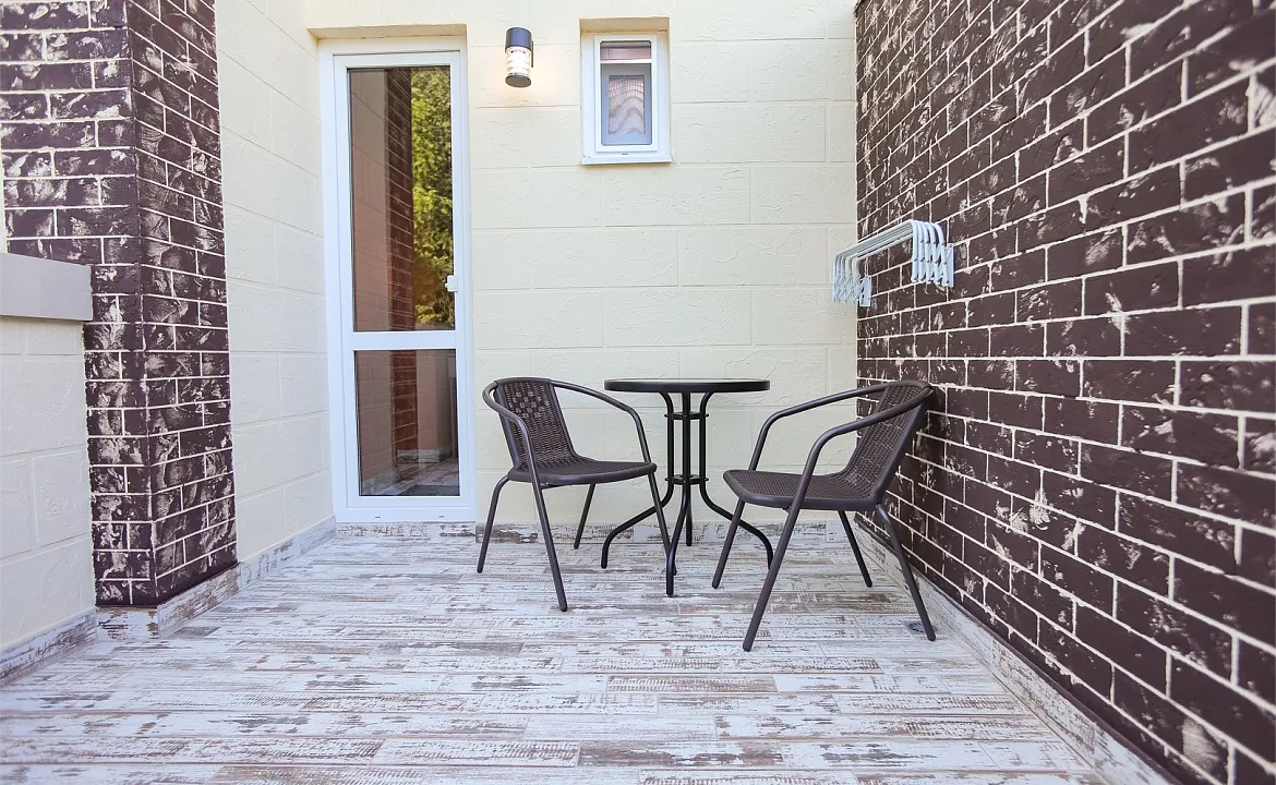 2-х местный номер с балконом. Апарт-отель «Близнецы». Адлер