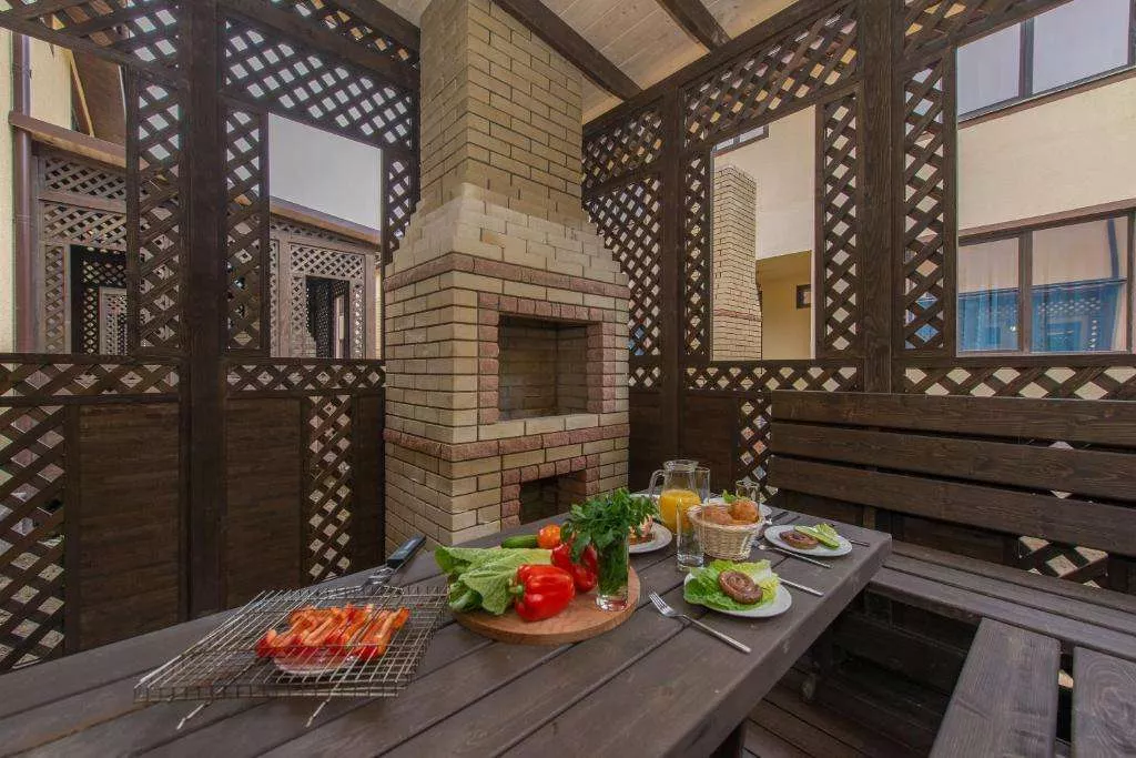 Вилла-шале с террасой для барбекю. Комплекс «Маунтин Виллас». Красная Поляна