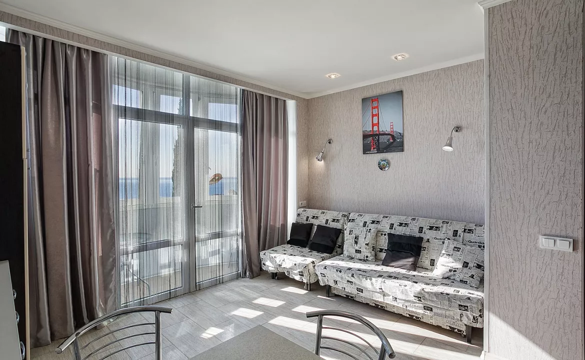 Квартира-студио №11. Квартира в многоквартирном доме Видовые апартаменты в Мисхоре. Кореиз Квартира-студио №11. Квартира в многоквартирном доме Видовые апартаменты в Мисхоре. Кореиз