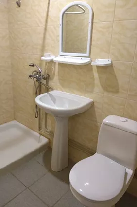 2-х комнатный номер Коттедж 1-этаж (кондиционер.ТВ.Х.Бойлер). Пансионат "Золотой берег". Береговое