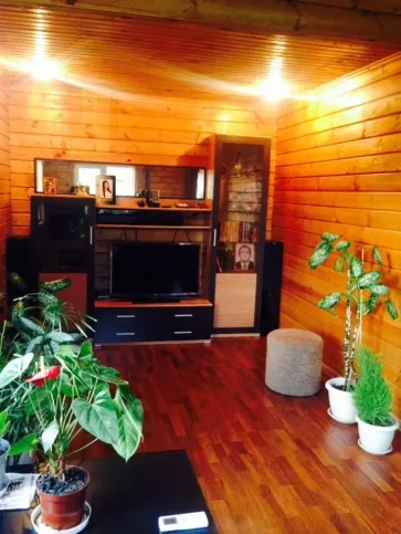 Дом под ключ 120 кв.м.. Коттедж "Брусовый у Моря с бассейном". Макопсе