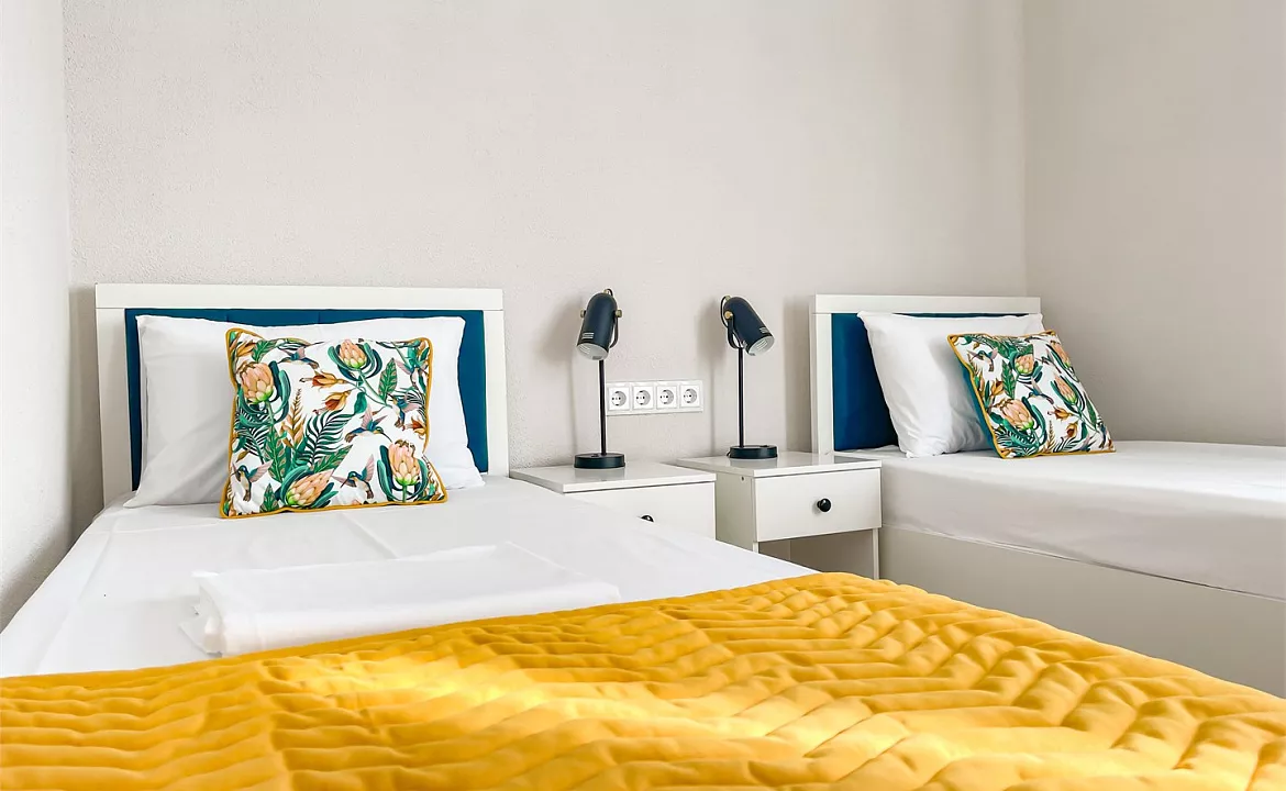 4-хместный 3-хкомнатный семейный номер. Отель Автор. Анапа