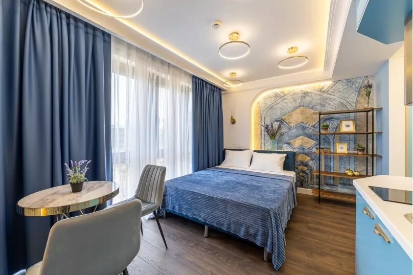 Стандартные апартаменты. Квартира в многоквартирном доме Апартаменты ЖК «Красная площадь». Сочи