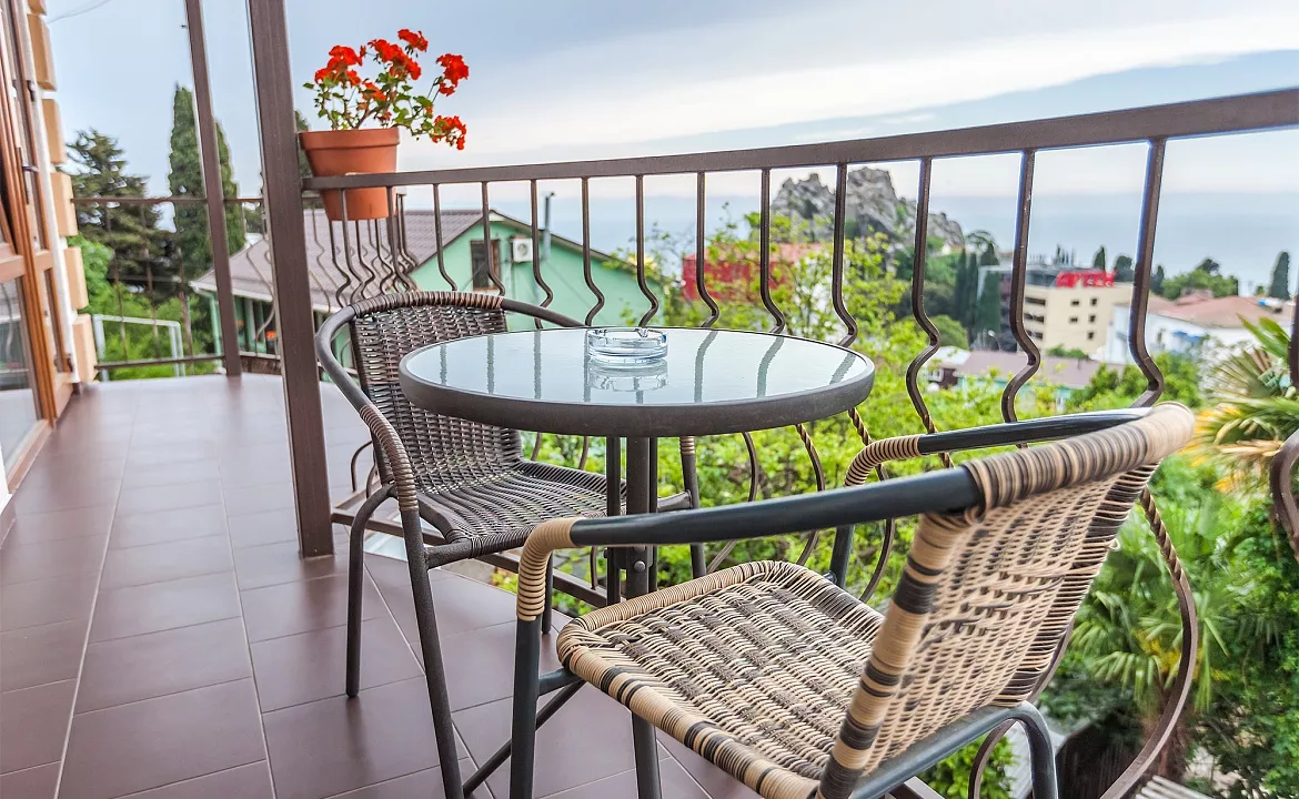 Видовой 3х к. до 6 чел. Гостевой дом Пролетарская 12. Гурзуф