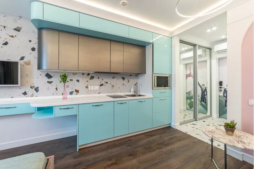 Апартаменты-студия. Квартира в многоквартирном доме Апартаменты ЖК «Красная площадь». Сочи