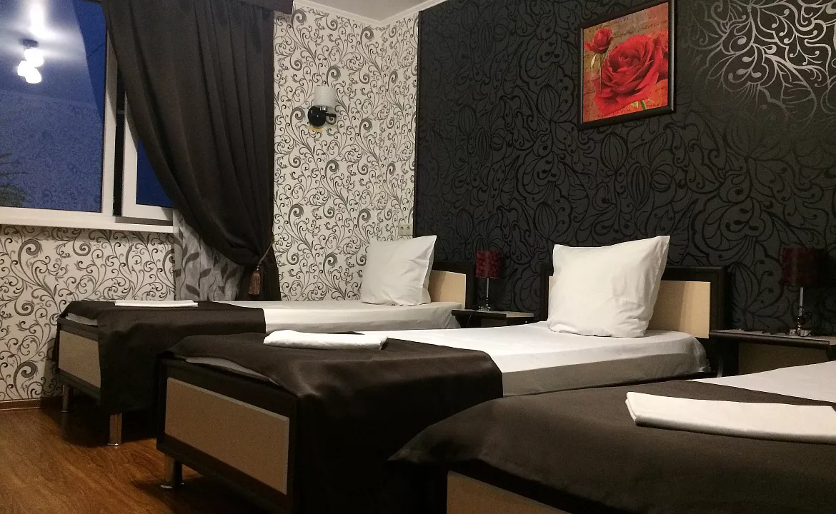 Стандартный трехместный номер с видом на море (Triple) (3/4). Отель "ПОСЕЙДОН". Гагра