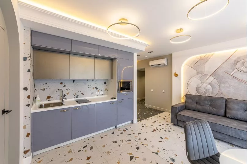 Апартаменты с 2 спальнями. Квартира в многоквартирном доме Апартаменты ЖК «Красная площадь». Сочи