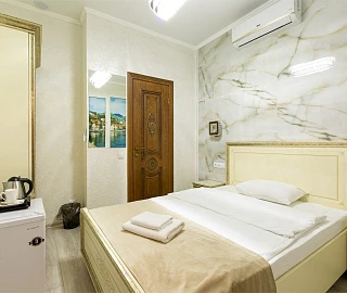 Одноместный без окна. Отель "Сочи Галерея Парк". 