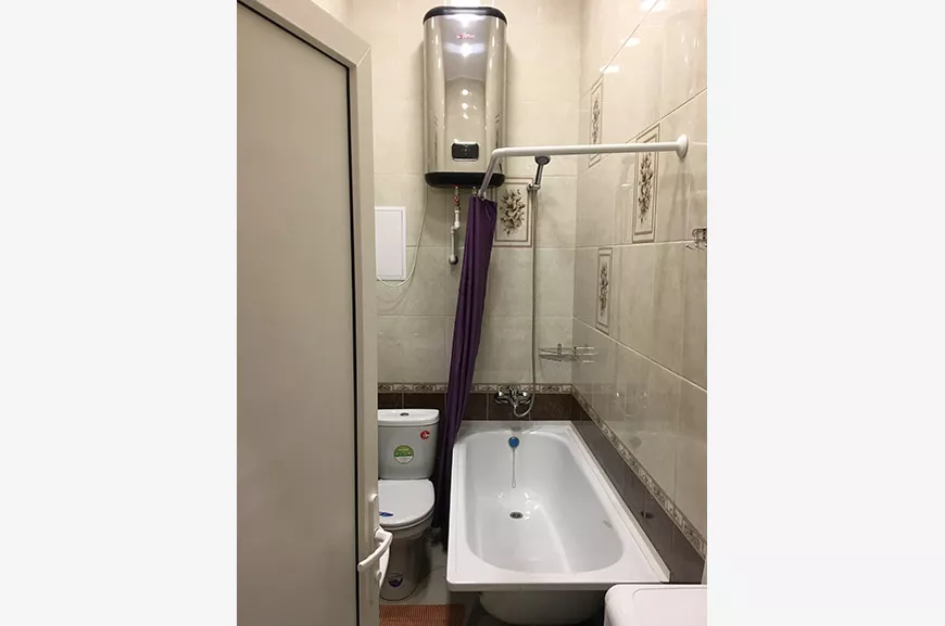 2-комнатные апартаменты (квартира в 150 м от отеля, ул. Мира 19). Дизайн-отель "Massandra". Массандра