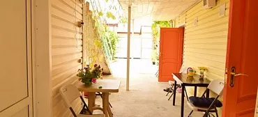 Гостевой дом «Квартирки у моря» (кухня в номере)