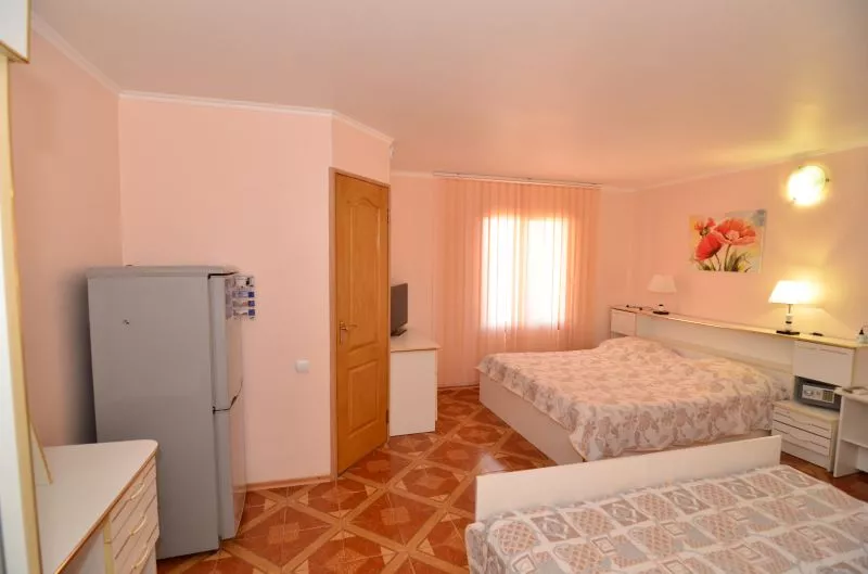 4-МЕСТНЫЙ НОМЕР С КОНДИЦИОНЕРОМ. Мини-гостиница "Анастасия". Саки