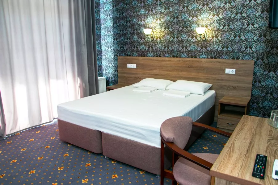 Стандарт с балконом вид на горы. Отель "РЕВЮ". Агой