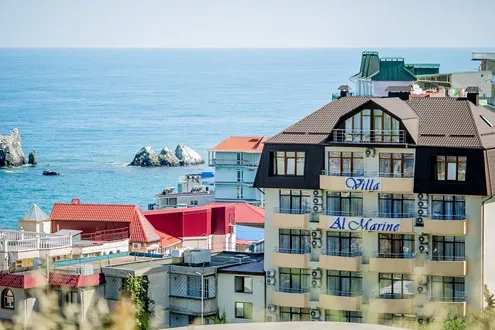 . Гостиница «Вилла Аль Марин». Утёс . Гостиница «Вилла Аль Марин». Утёс