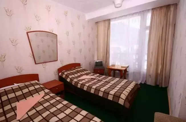 2-местный Стандарт (3-4 этажи). Гостиница «МТЦ Горные вершины». Домбай-гостиницы