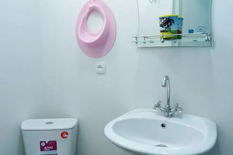 Студия. Гостевой дом «Квартирки у моря» (кухня в номере). Вардане