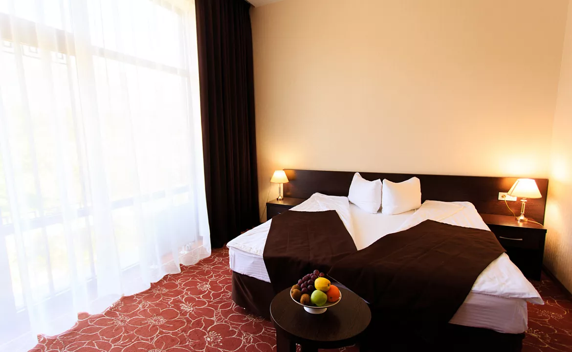 Стандарт с видом на горы с балконом. Отель "Калифорния". Геленджик