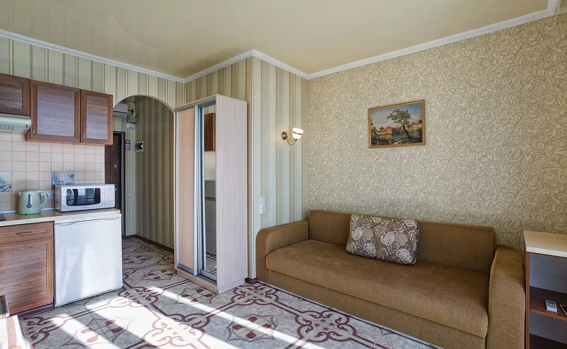 Квартира-студио №8. Квартира в многоквартирном доме Видовые апартаменты в Мисхоре. Кореиз Квартира-студио №8. Квартира в многоквартирном доме Видовые апартаменты в Мисхоре. Кореиз