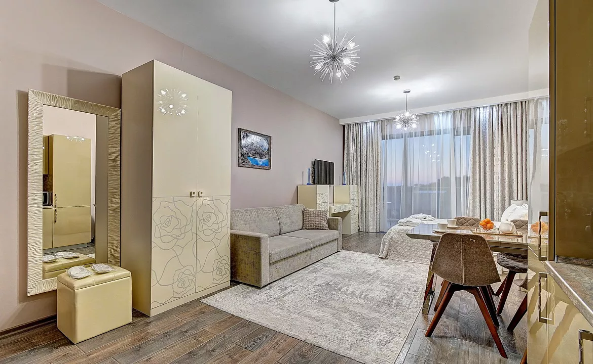 Студия на 4 этаже на 4х чел. premium Apartments actor Galaxy. Сочи