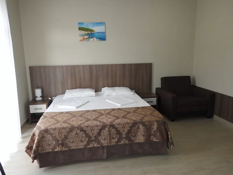 2-х местный номер Стандарт. Отель "Аквариус". Архипо-Осиповка