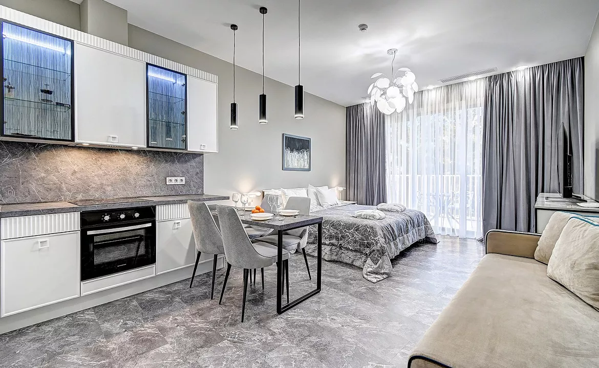 Студия на 2 этаже, 3-х мест. premium Apartments actor Galaxy. Сочи