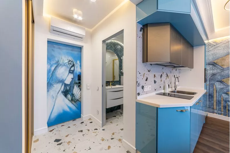 Стандартные апартаменты. Квартира в многоквартирном доме Апартаменты ЖК «Красная площадь». Сочи