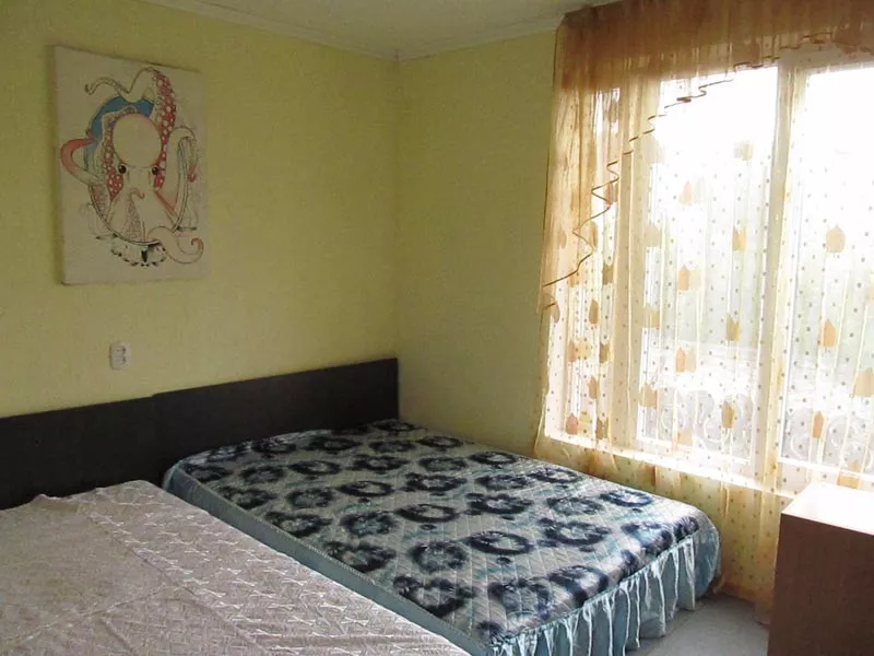 Четырехместный номер стандарт с кухней. Гостевой дом "У Леопольдовича". Малореченское