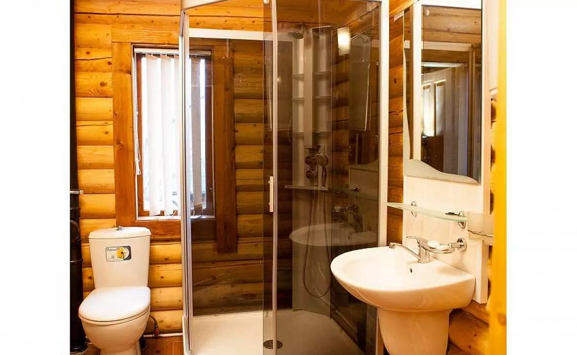 Коттедж-сруб Студио. Пансионат "Береговой". Малый Маяк