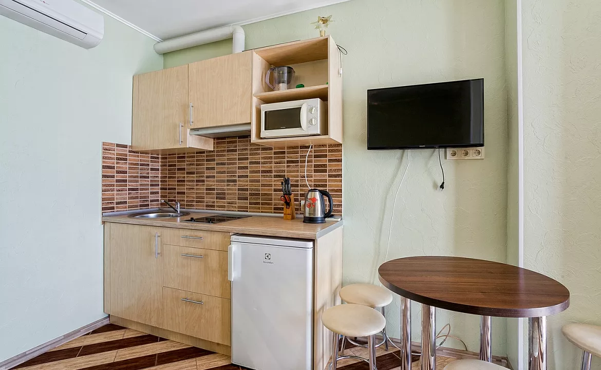 Квартира-студио №21. Квартира в многоквартирном доме Видовые апартаменты в Мисхоре. Кореиз Квартира-студио №21. Квартира в многоквартирном доме Видовые апартаменты в Мисхоре. Кореиз