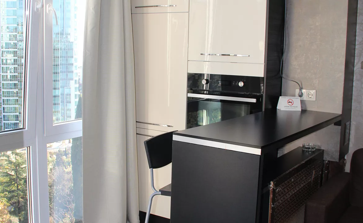 Люкс двухкомнатный с видом на море. Отель Апартаменты Волна. Сочи