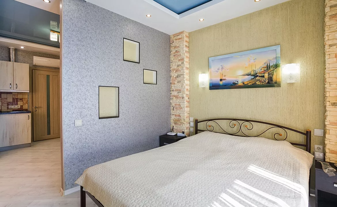 Квартира-студио №7. Квартира в многоквартирном доме Видовые апартаменты в Мисхоре. Кореиз Квартира-студио №7. Квартира в многоквартирном доме Видовые апартаменты в Мисхоре. Кореиз