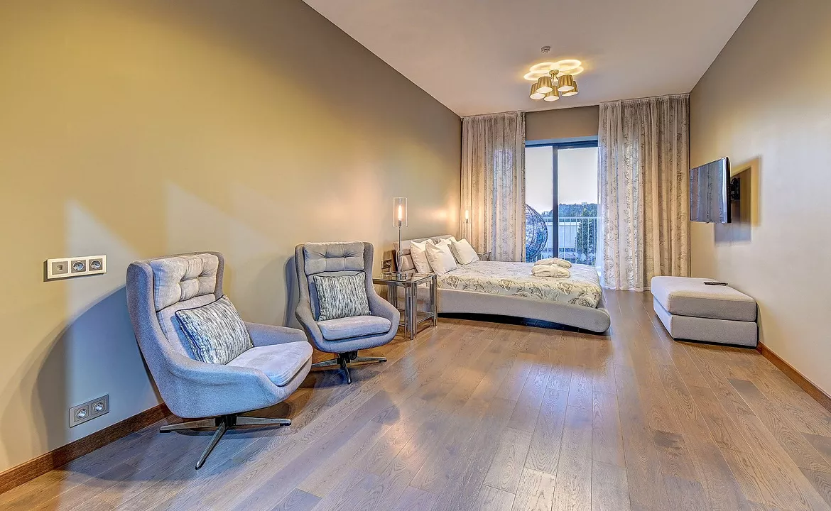 Двухкомнатный на 4 этаже, 4-х мест. premium Apartments actor Galaxy. Сочи