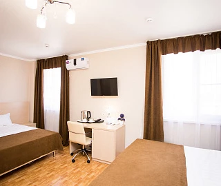 4-х местный «Джуниор сьют» без балкона. Отель "Alfa Summer". 