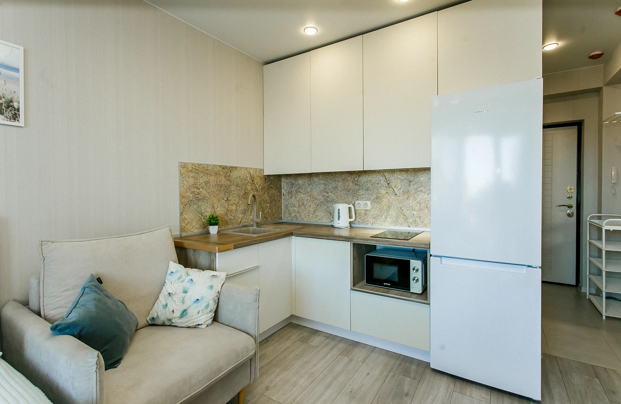 . Апартамент с видом на морской закат в 100 метрах от моря. Дагомыс