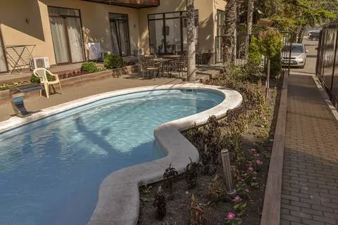 Трехместный номер с удобствами. Park Hotel Agava. Лазаревское  Трехместный номер с удобствами. Park Hotel Agava. Лазаревское