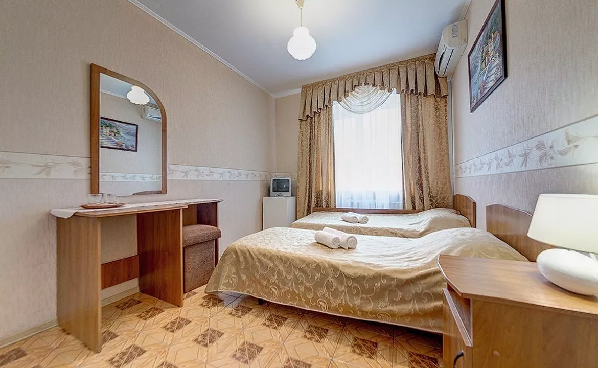 1-й корпус, 2-х комнатный «Стандарт». Гостиница «Павел». Анапа