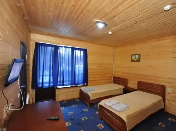 Стандарт двухместный. Новый корпус. Гостиничный комплекс «Таулу». Домбай-гостиницы