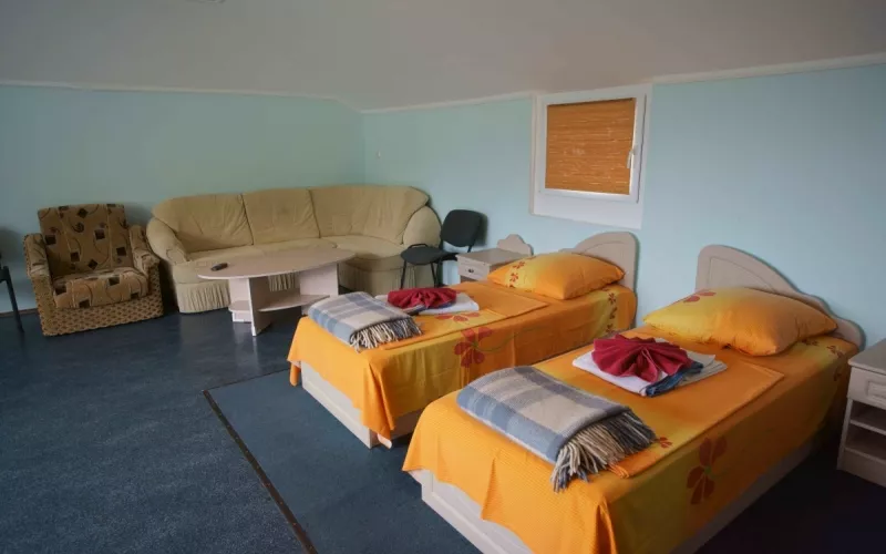 Студио с видом на море. Курортный отель "Пальмира Сад". Курпаты