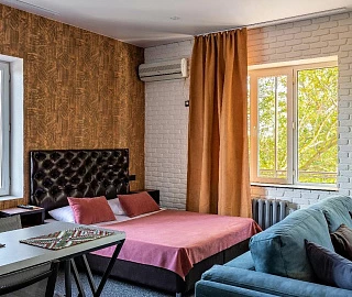 Номер Студио с большой террасой и видом на море. Отель «БРЮТ». 