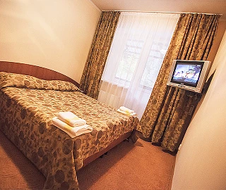 Стандарт DBL Двухместный однокомнатный. Отель Сеть отелей «Снежный Барс». 